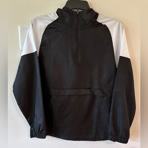 Pennant Youth Quarter Zip Athletic Warmup Pullover Hooded Jacket NWT Siz…